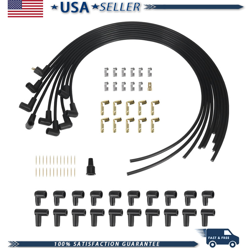 8mm Universal HEI Spark Plug Wire Set, High Performance MSD 5553 8mm Universal HEI Spark Plug Wire Set, High Performance MSD 5553