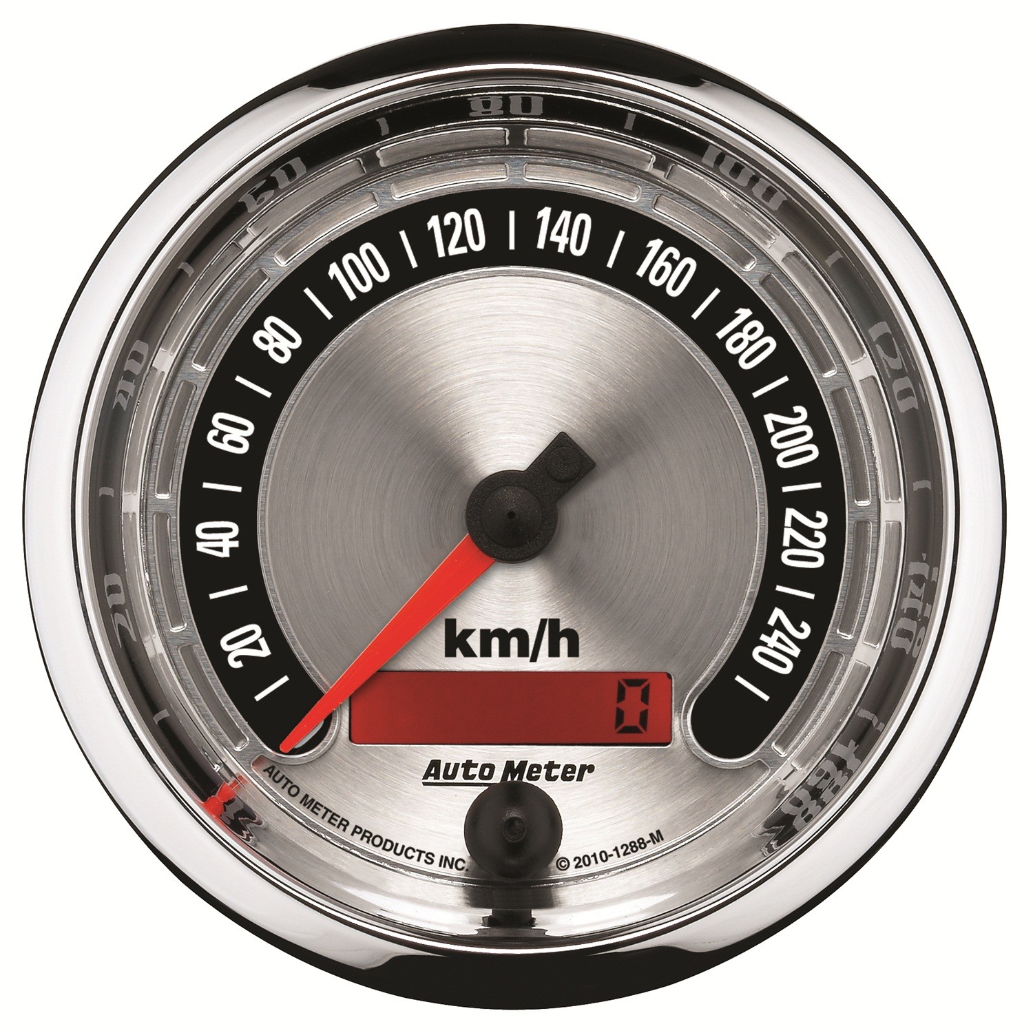 AutoMeter 1288-M American Muscle Electric Speedometer Gauge 3-3/8\