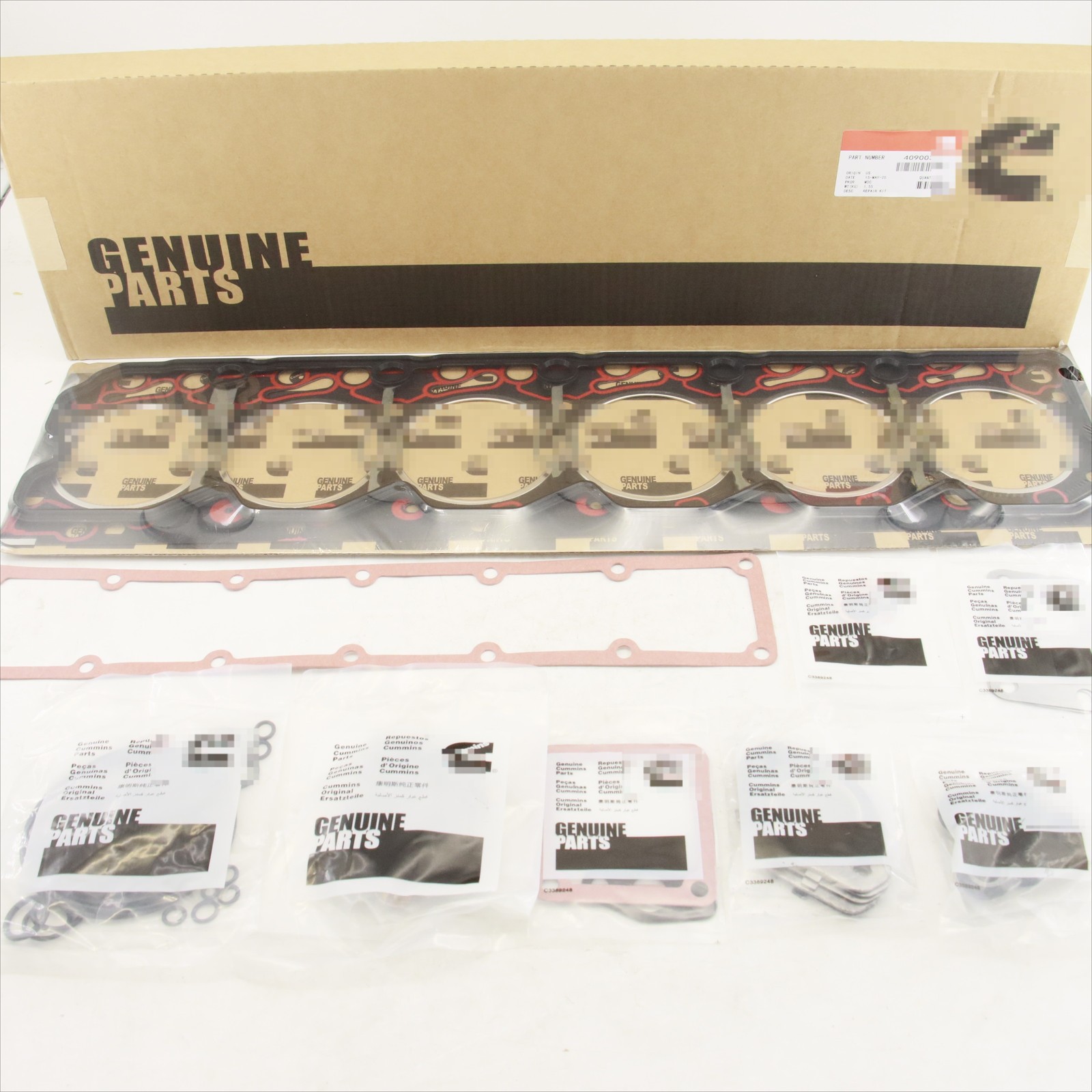 New For Cummins Upper Head Gasket Set 1998.5-02 Dodge 2500 3500 5.9L 24V 4090035