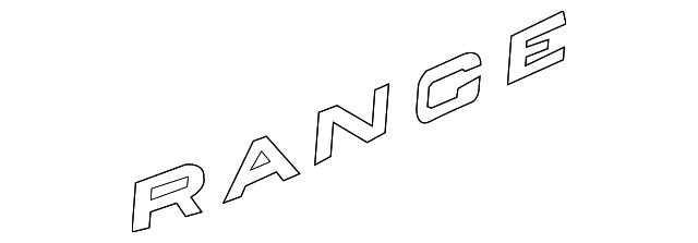 Genuine Land-Rover Hatch Emblem LR154574