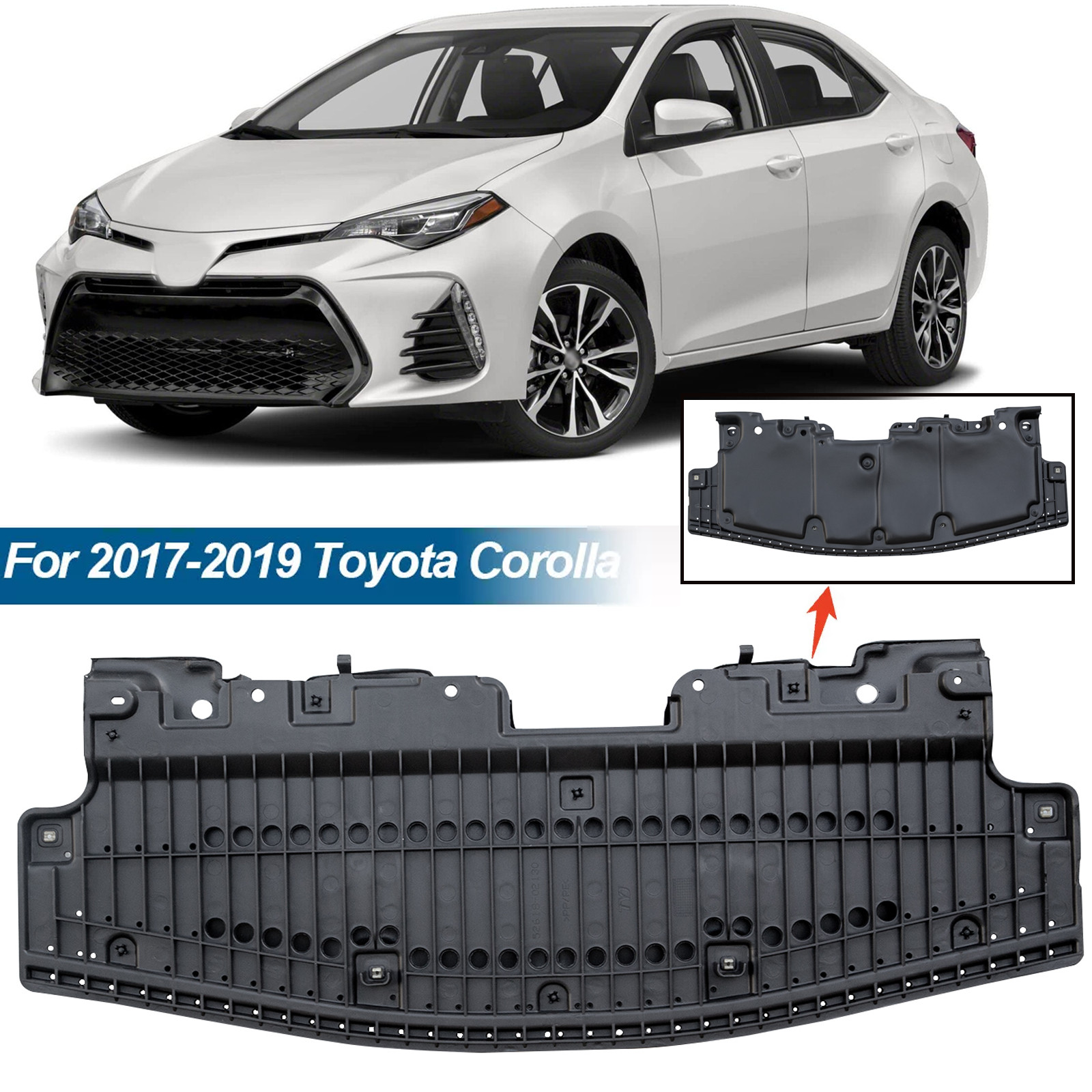For Toyota Corolla 2017 18 2019 Bumper Splash Shield Front 5260102120 TO1228215 For Toyota Corolla 2017 18 2019 Bumper Splash Shield Front 5260102120 TO1228215