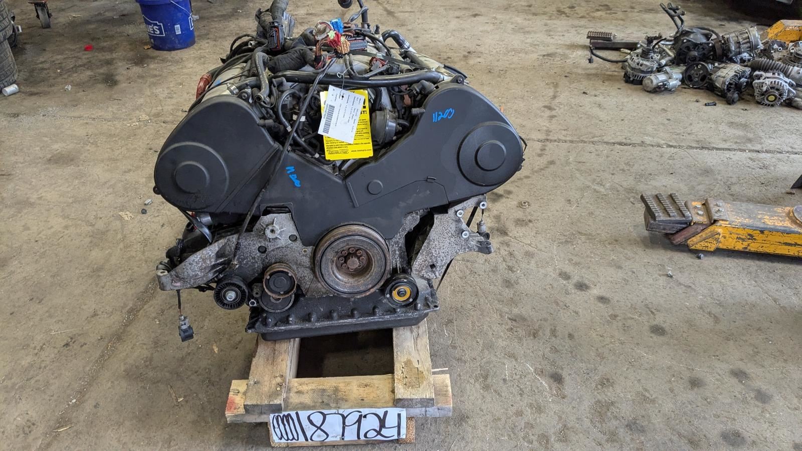 Engine 4.2L VIN L 5th Digit Fits 03-06 AUDI A8 827132