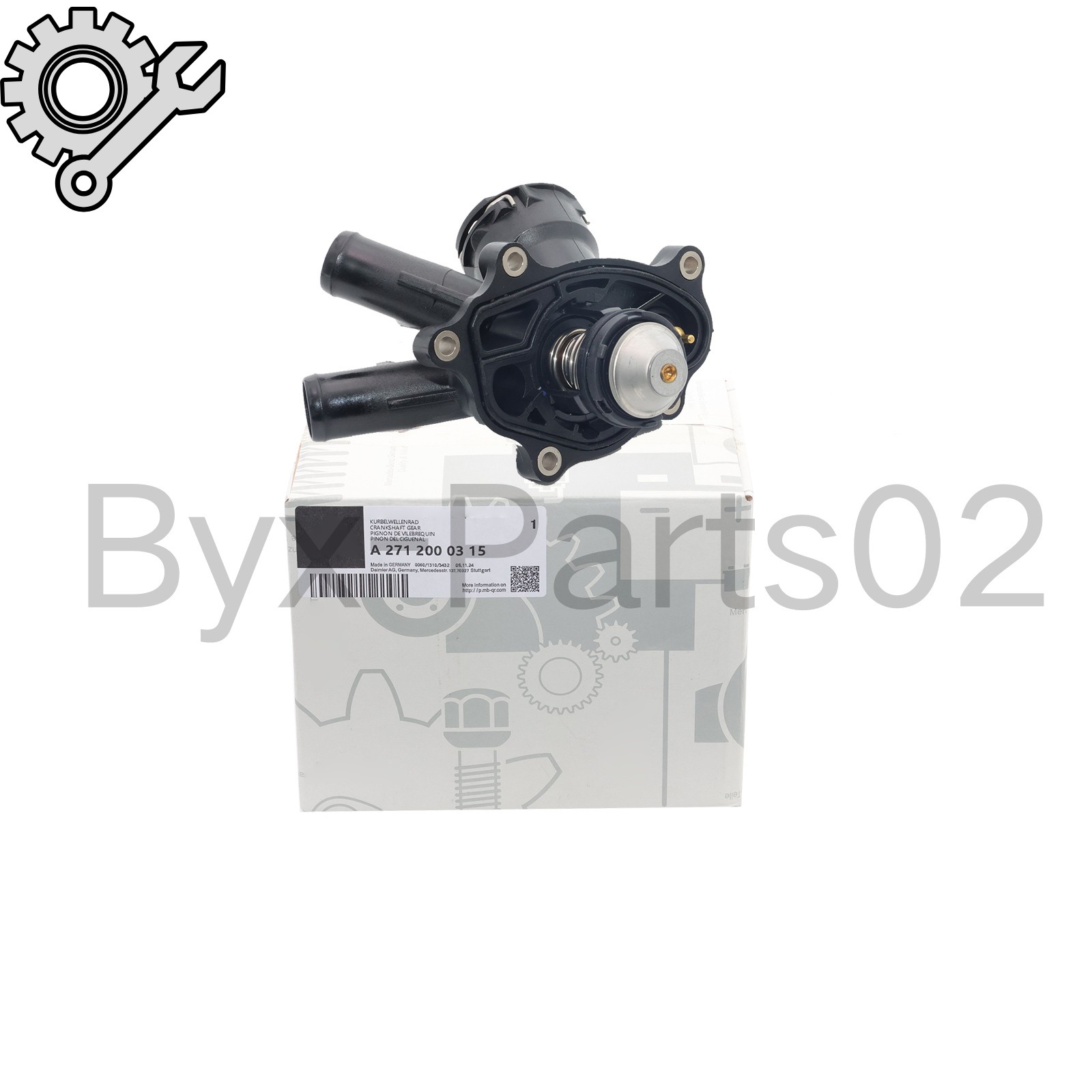 OEM MAHIE Thermostat w/Housing Seals For Mercedes Benz C250 SLK250 A2712000315