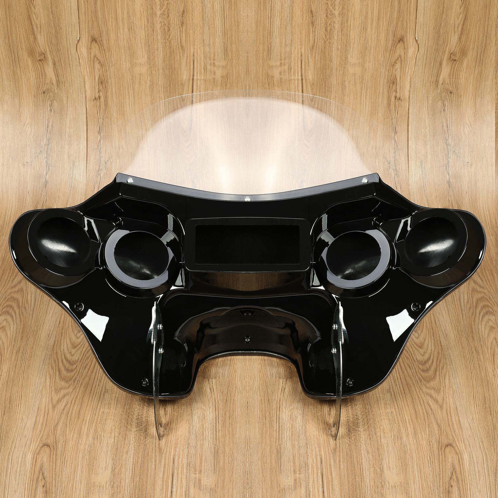 For Harley Davidson Heritage Fatboy Softail Deluxe Batwing Fairing 4 Speaker