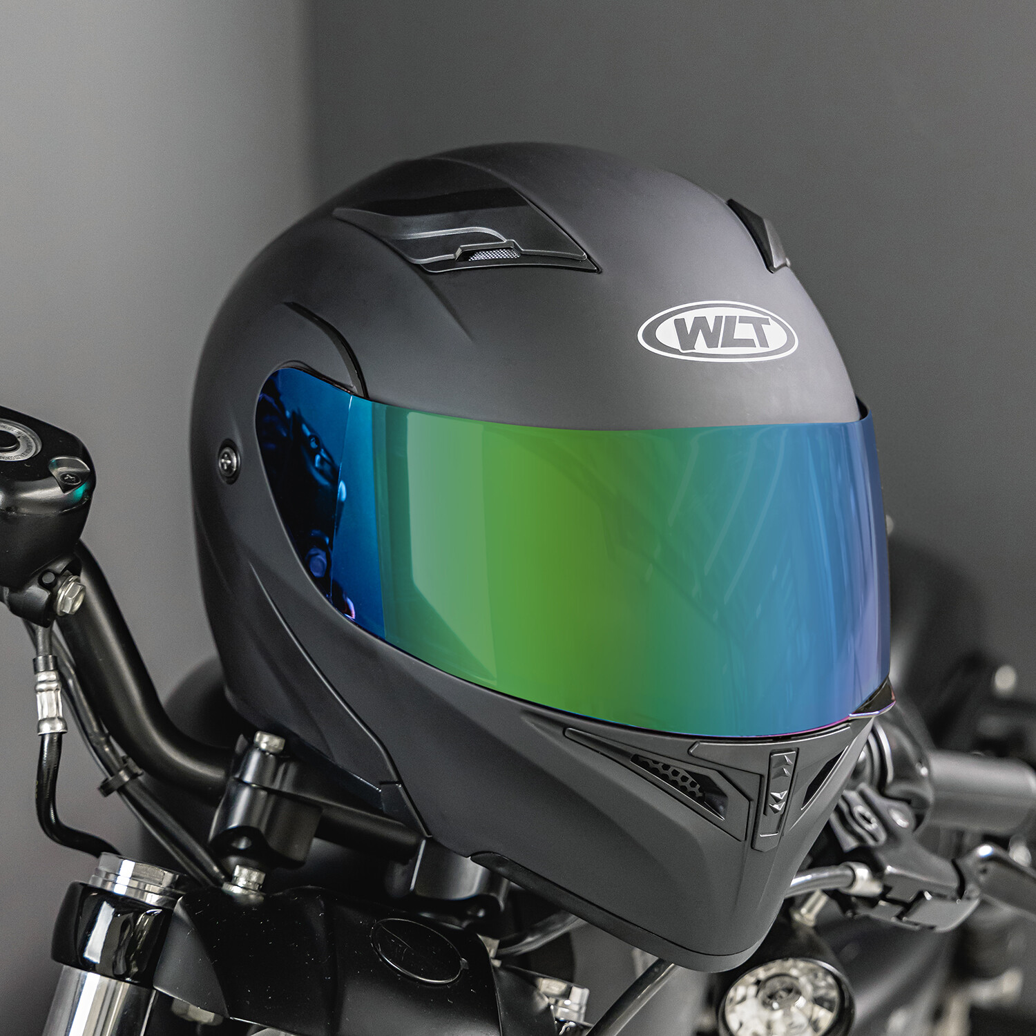 DOT Modular Motorcycle Helmet Full Face Dual Visor Flip Up Helmet + Color SHIELD
