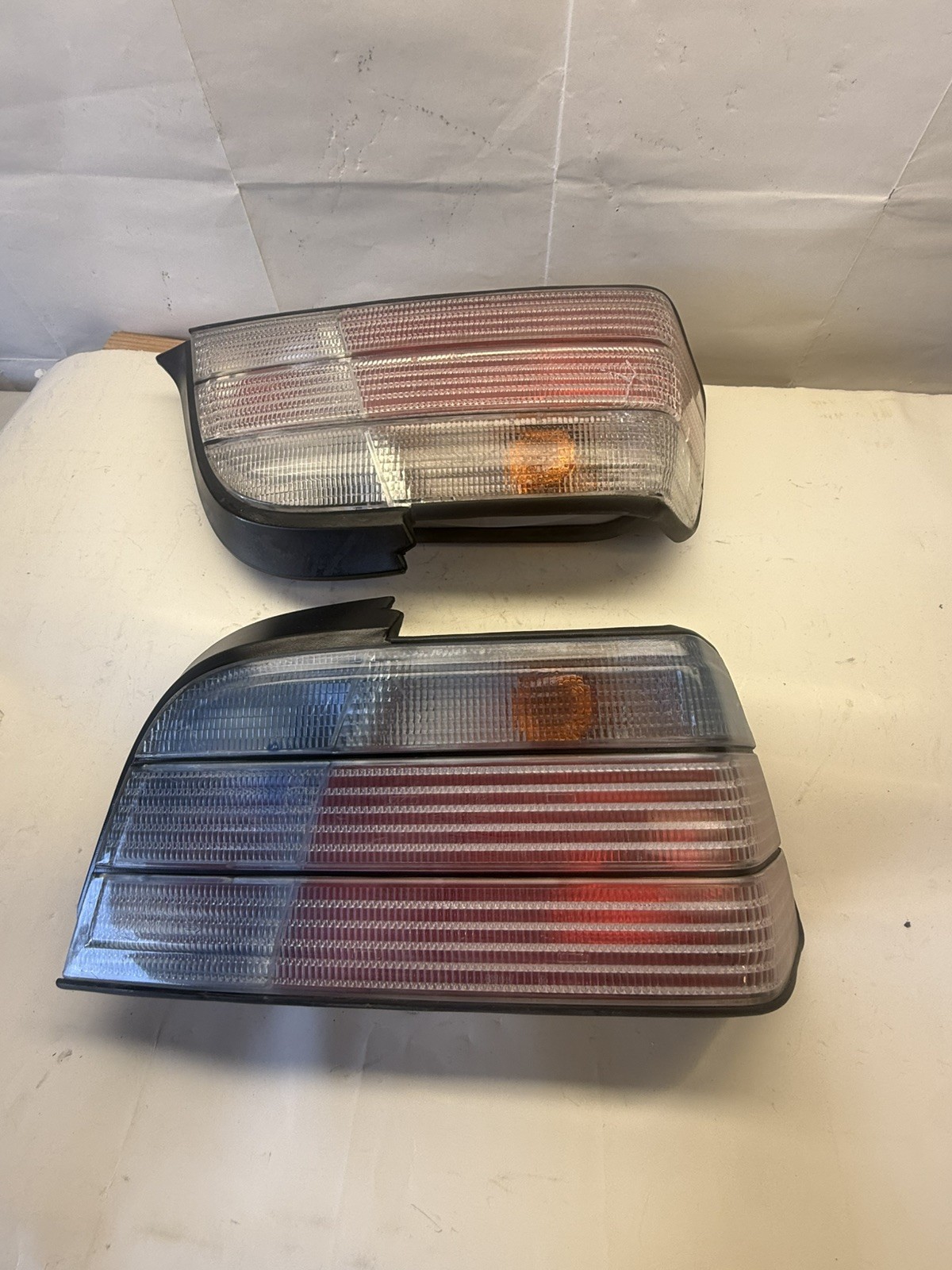92-99 BMW E36 Coupe Convertible Smoked Euro Tail Lights LH RH Pair