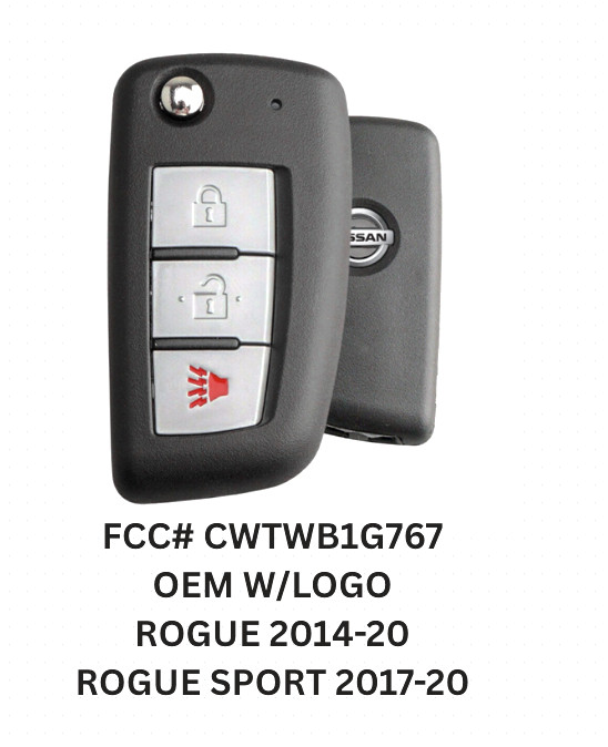 OEM 2014-2022 NISSAN ROGUE KEYLESS REMOTE FLIPKEY CWTWB1G767 H0561-4BA1B