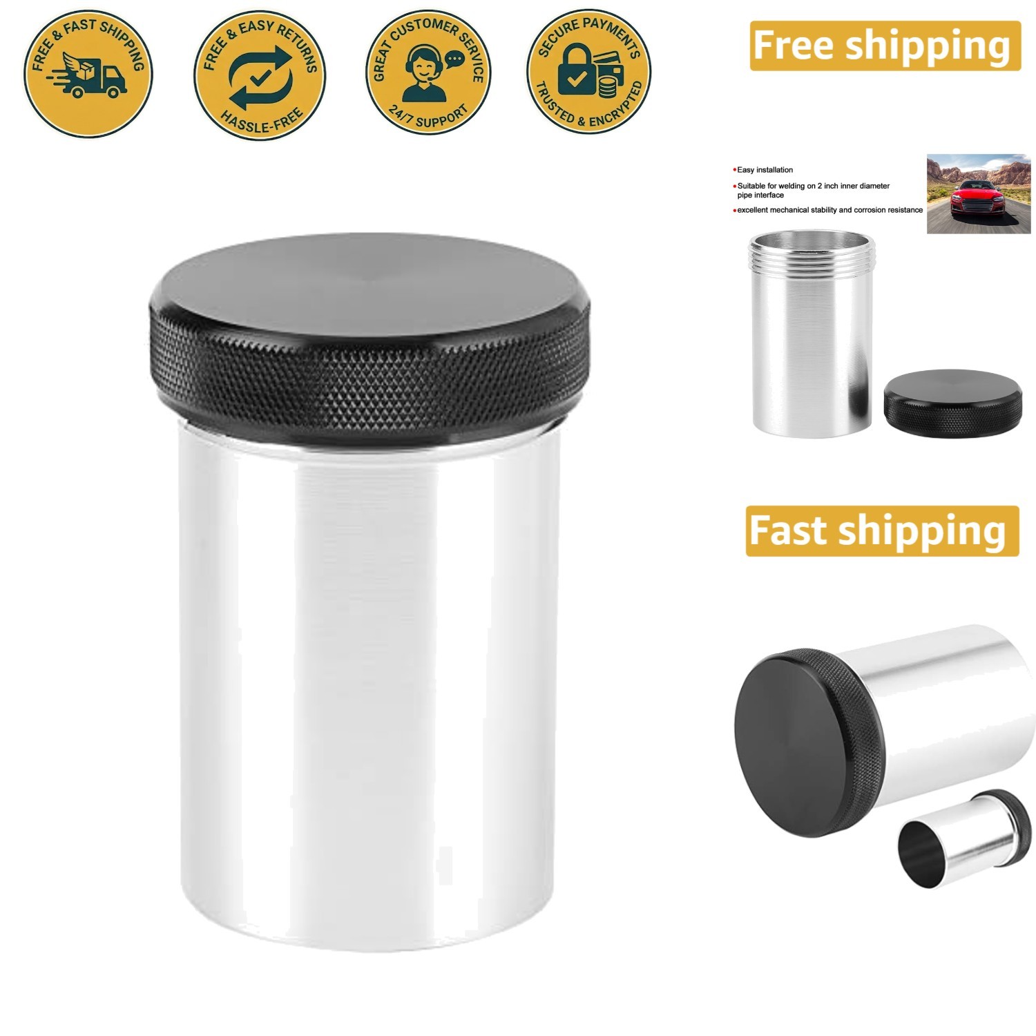 Engineered 2-Inch Weld On Aluminum Filler Neck Cap for Ultimate Durability