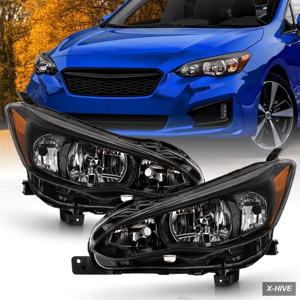 - for 2017-2022 Subaru Impreza 18-23 Crosstrek Halogen Type Factory Headlights H
