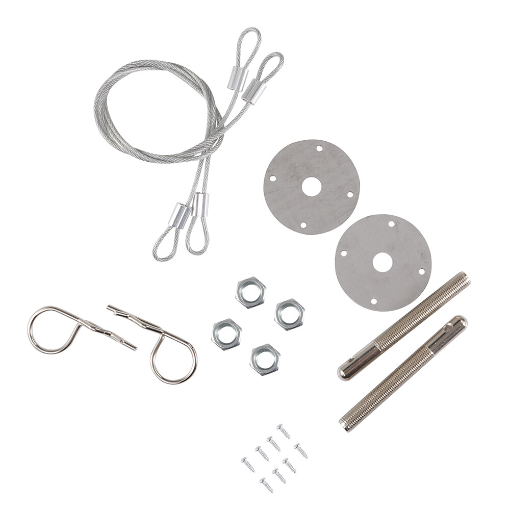 Universal Stainless Steel Hood Pins / Bonnet Lock Pin Kit US Seller