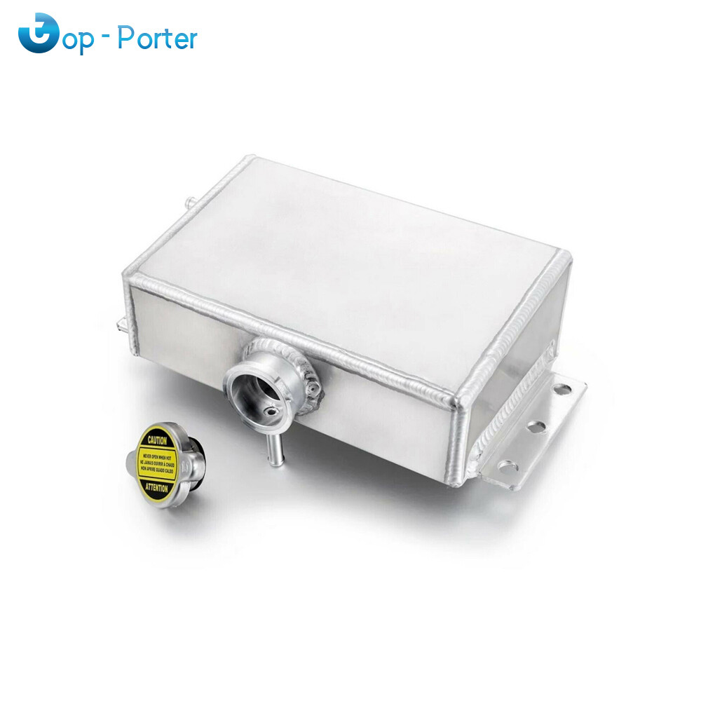 1.6L Aluminum Radiator Coolant Overflow Water Tank Expansion Reservoir Bottle