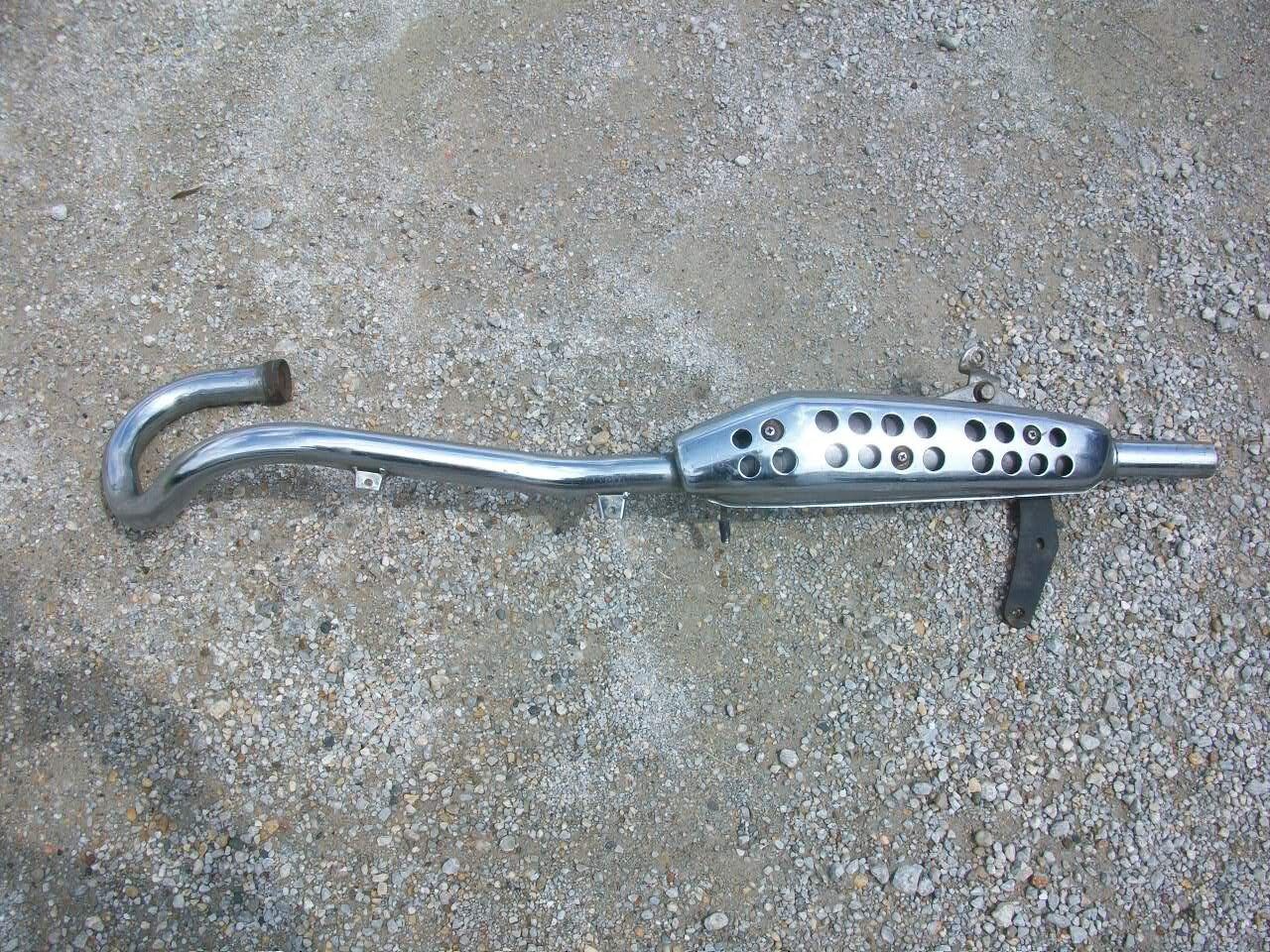 Nice 1972-1975 Honda CL450 Scrambler R Upper Muffler High Pipe CL 450 Nice 1972-1975 Honda CL450 Scrambler R Upper Muffler High Pipe CL 450