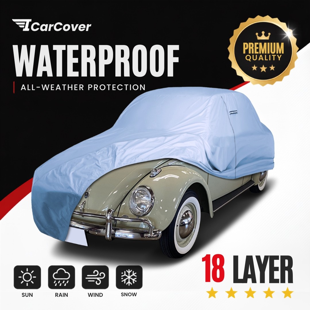 Volkswagen Beetle Super Beetle 1949-1980 Custom Fit Waterproof Car Cover