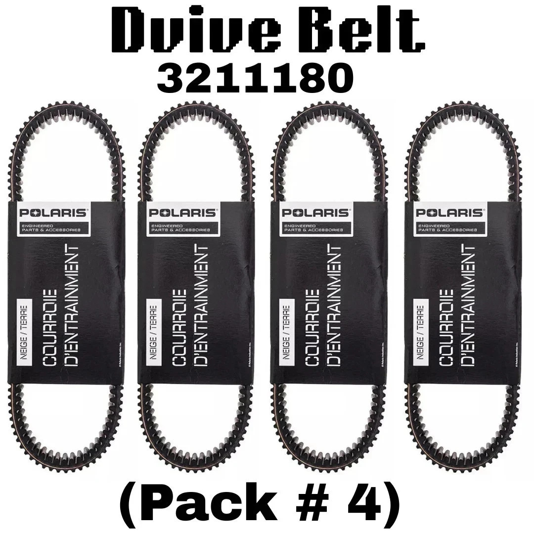 Polaris 3211180 Secondary Clutch Drive Belt for RZR 1000 XP–Genuine OEM (Pack 4)