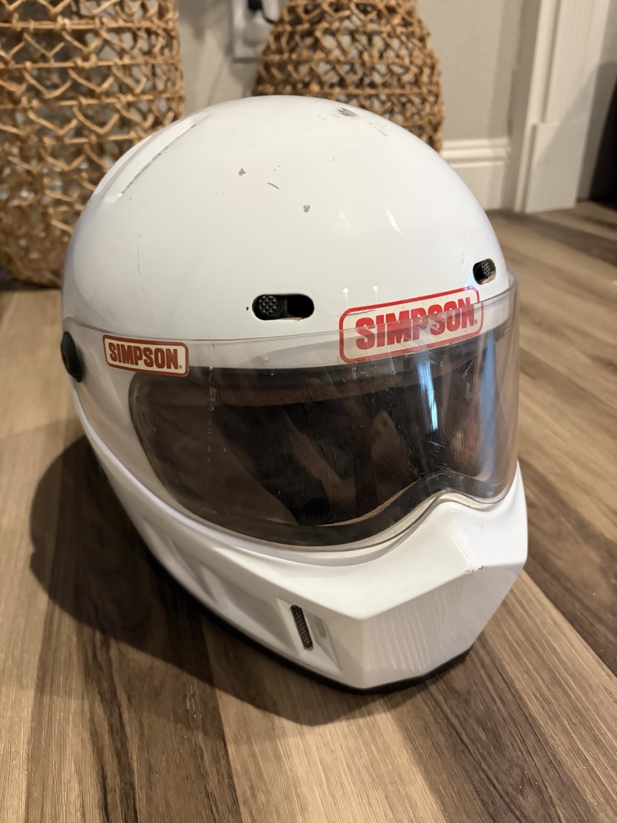 Vintage Simpson Super Bandit Helmet Size Medium Vintage Simpson Super Bandit Helmet Size Medium