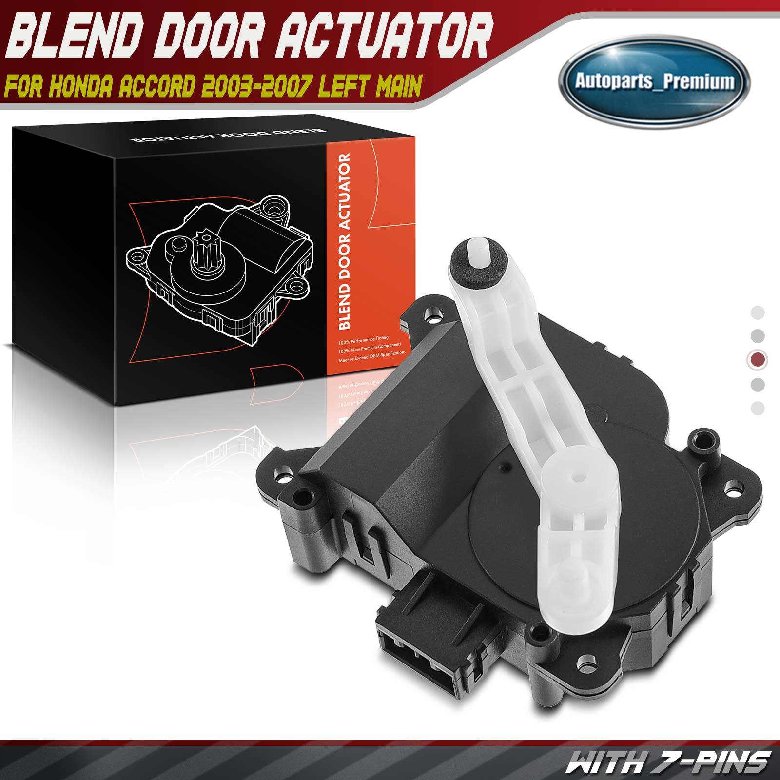 Left Main AC Heater Blend Door Actuator for Honda Accord 2003 2004-2007 Sedan