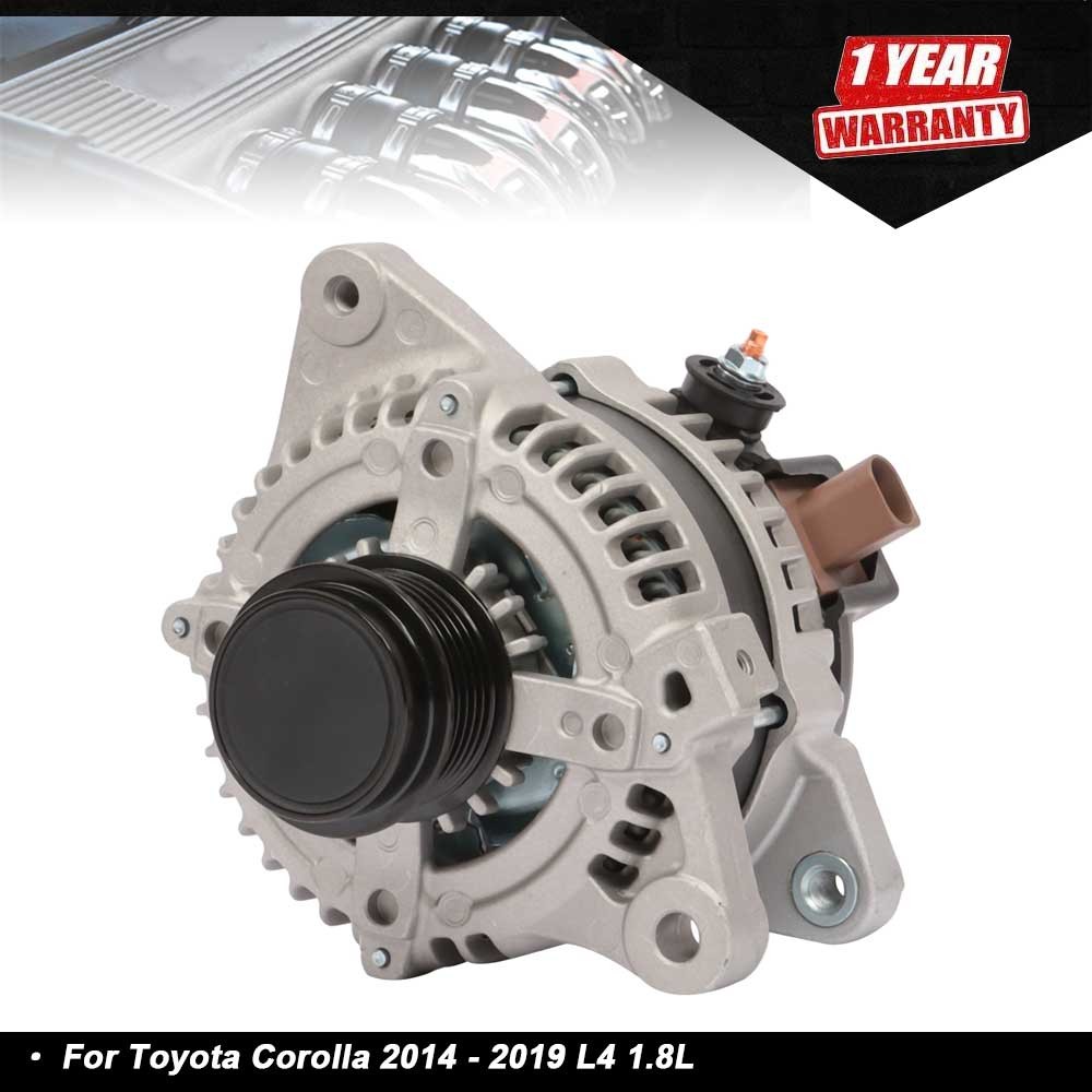New Alternator For Toyota Corolla 2014 - 2019 L4 1.8L 125Amp 11776 104211-3301
