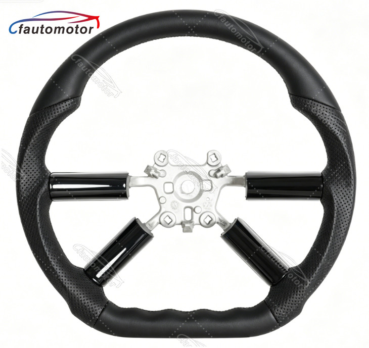 Full Leather Sport Steering Wheel Fit For 2008-2010 JEEP Wrangler JK withTrim