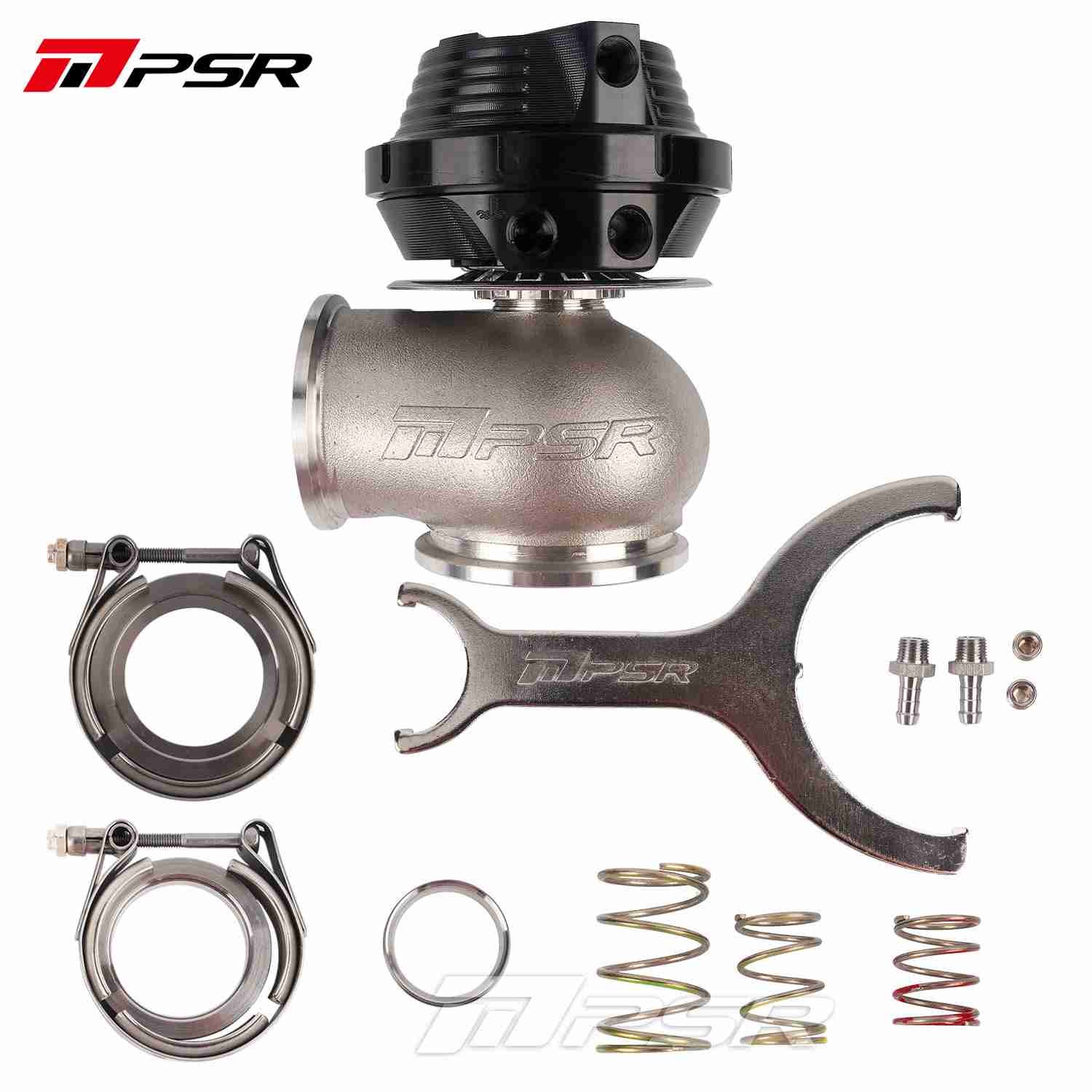 Pulsar PSR New Gen 45mm V-Band External Wastegate Black 744324500 Pulsar PSR New Gen 45mm V-Band External Wastegate Black 744324500