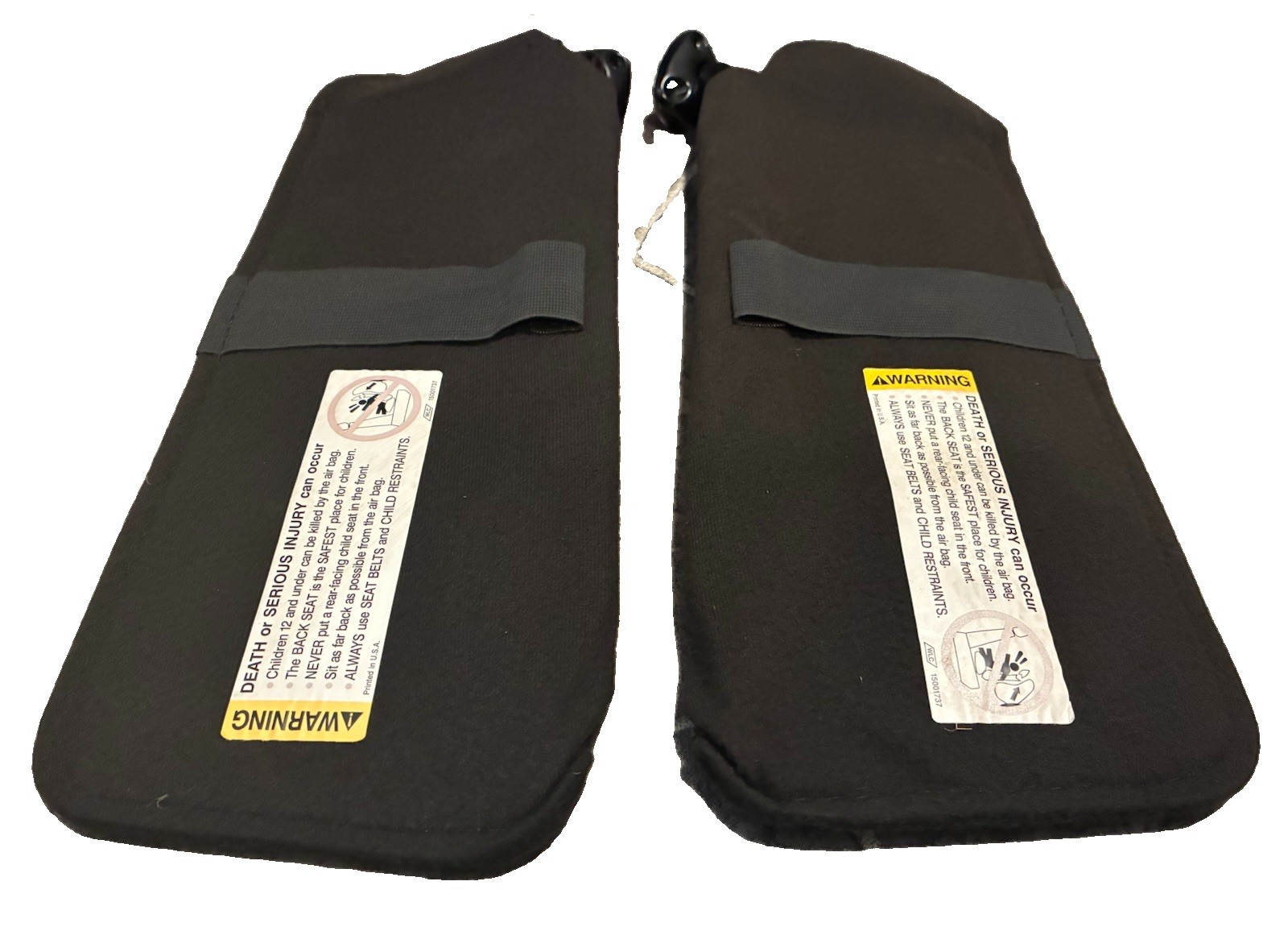 1993-2002 Chevy Camaro Firebird Sun Visors Set Driver Passenger Pair OEM 1993-2002 Chevy Camaro Firebird Sun Visors Set Driver Passenger Pair OEM