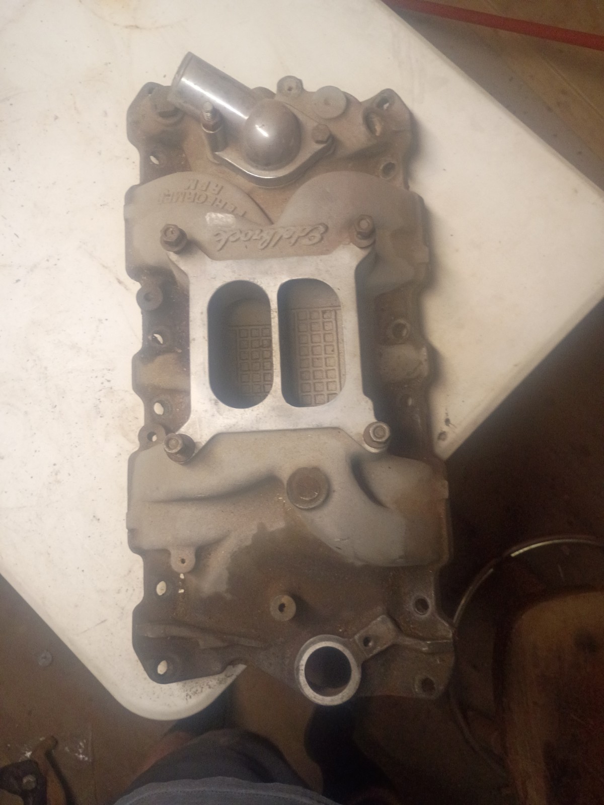 Engine Intake Manifold-Base Edelbrock 7101 Engine Intake Manifold-Base Edelbrock 7101
