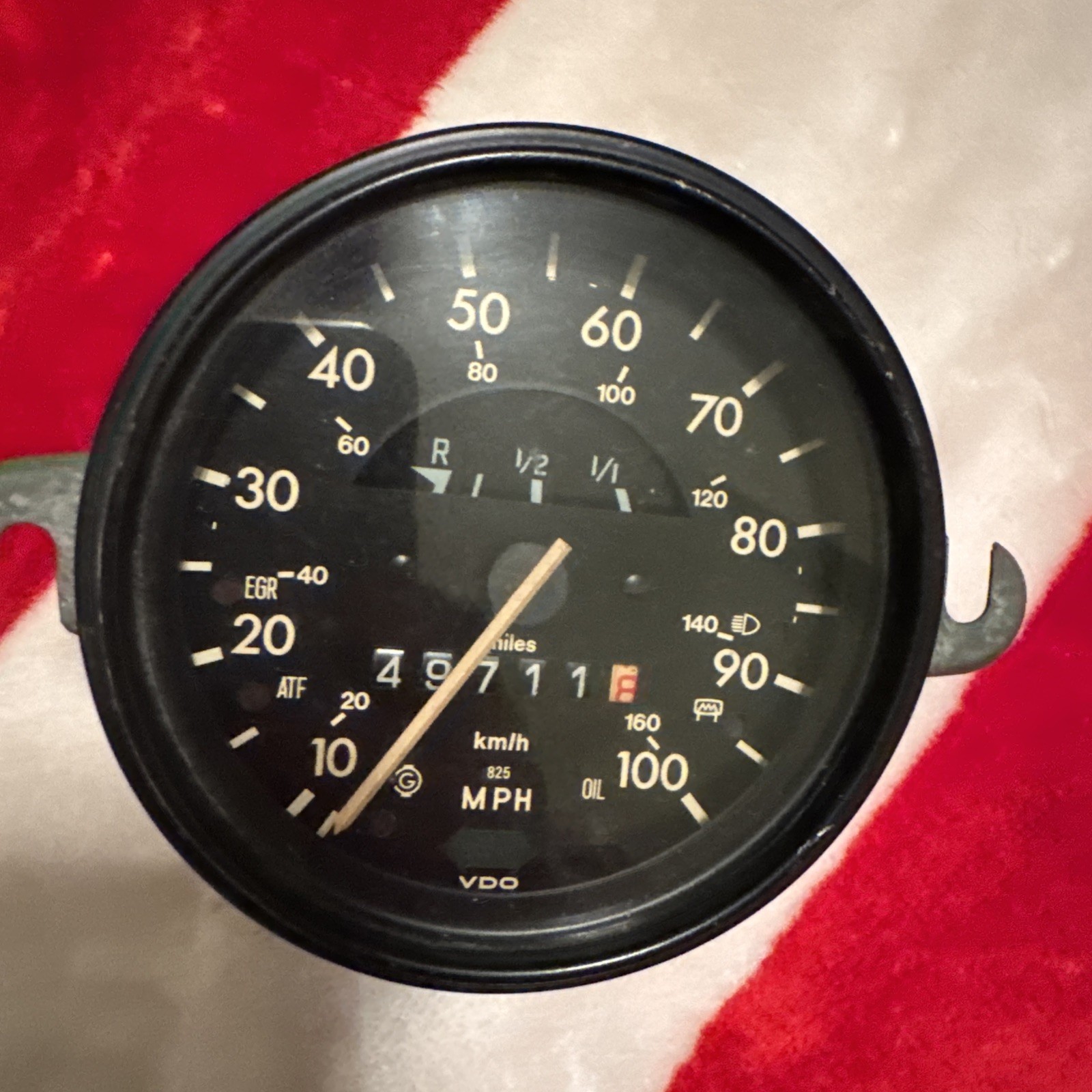 VW VOLKSWAGEN Beetle VDO Speedometer Gas Gauge Mileage Germany VW VOLKSWAGEN Beetle VDO Speedometer Gas Gauge Mileage Germany