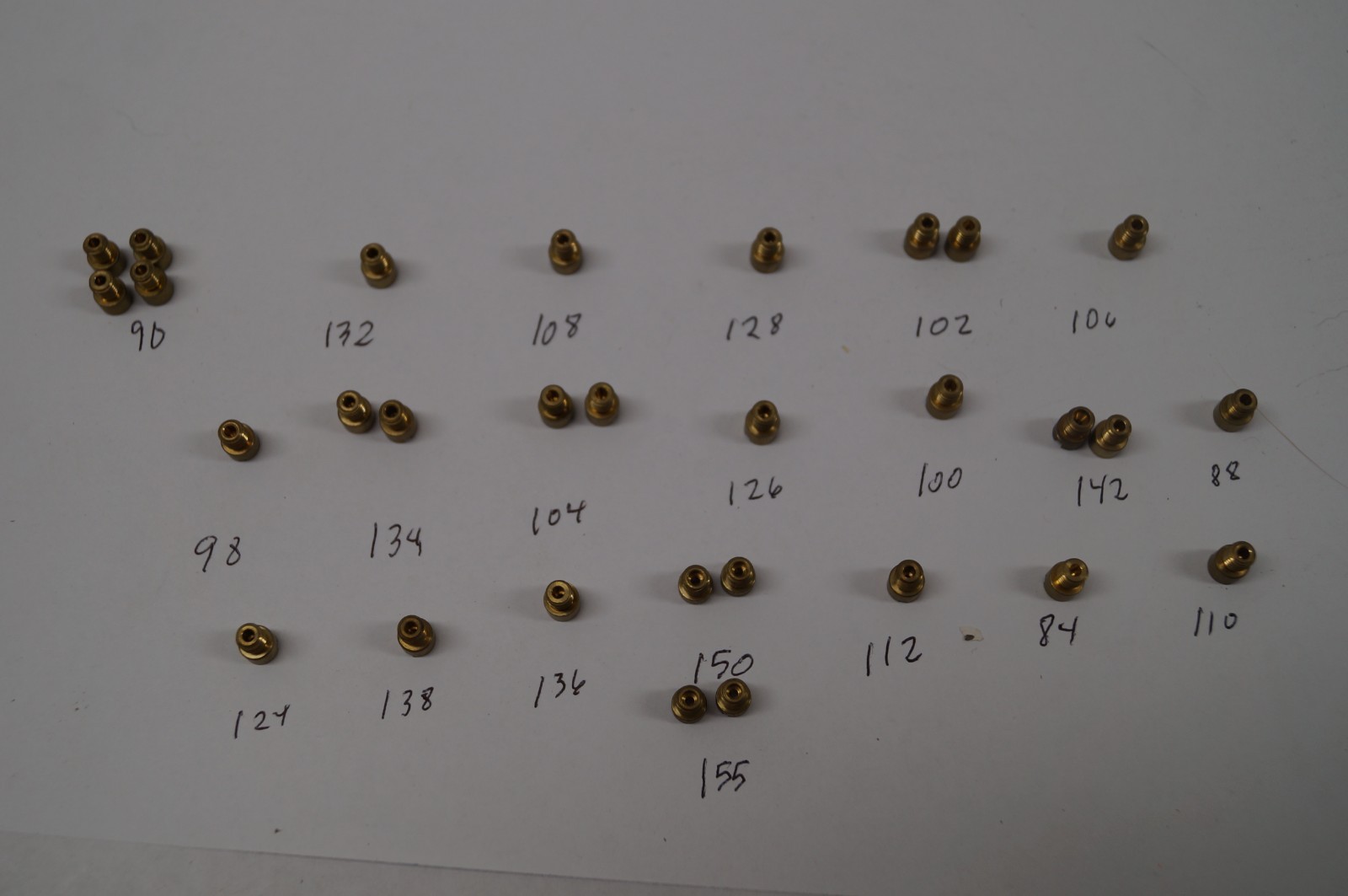 LOT (30) DynoJet Main Pilot Jet 84-155 Various Sizes RESELLER NEW D341