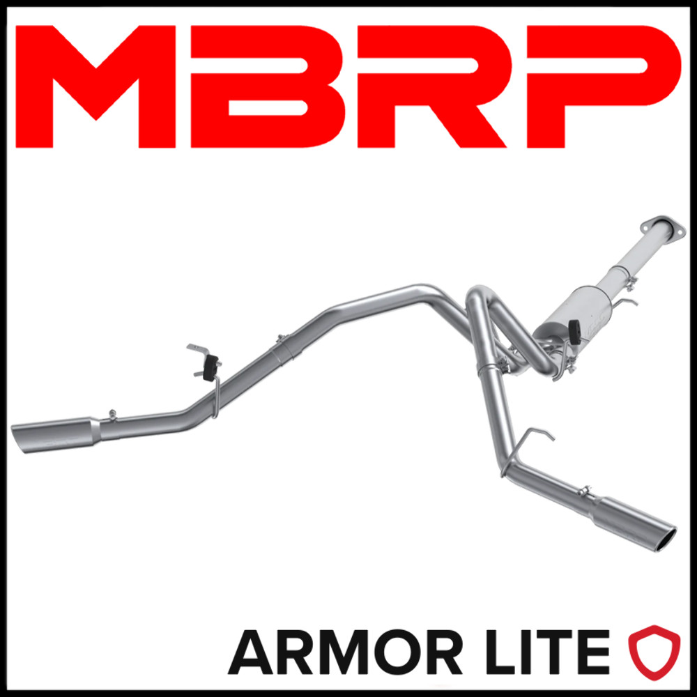 MBRP Armor Lite Cat-Back Exhaust 2007-2008 Silverado Sierra 1500 Crew/Ext Cab V8