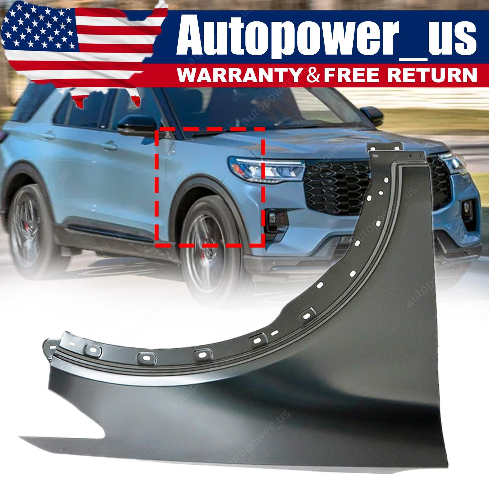 Fit 2020-2022 2023 2024 Ford Explorer New Right Passenger Fender LB5Z16005A