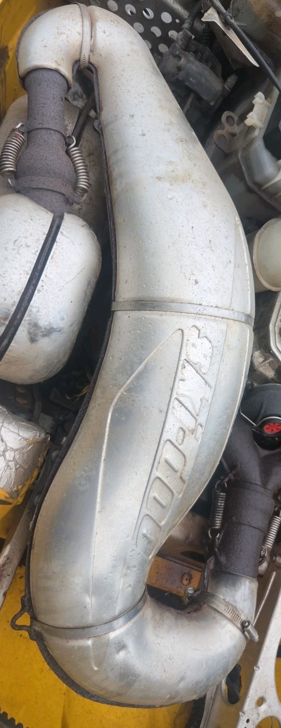 1999 2000 2001 Ski-doo Mxz 600 Zx Exhaust Pipe Chamber 2000 Skidoo 2002 Ski Doo 1999 2000 2001 Ski-doo Mxz 600 Zx Exhaust Pipe Chamber 2000 Skidoo 2002 Ski Doo