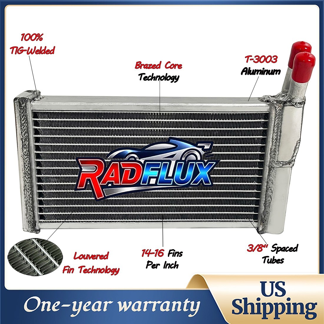 64111366680 Radiator For 1977-1989 BMW E21 E24 E28 320i 524td 535i 633csi 635csi