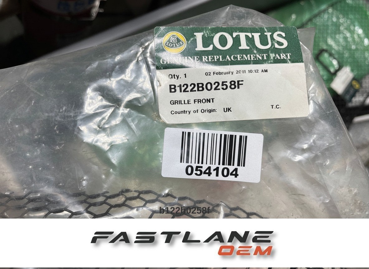 2004-2024 Lotus Exige Elise Front Grille b122b0258f OEM 2004-2024 Lotus Exige Elise Front Grille b122b0258f OEM