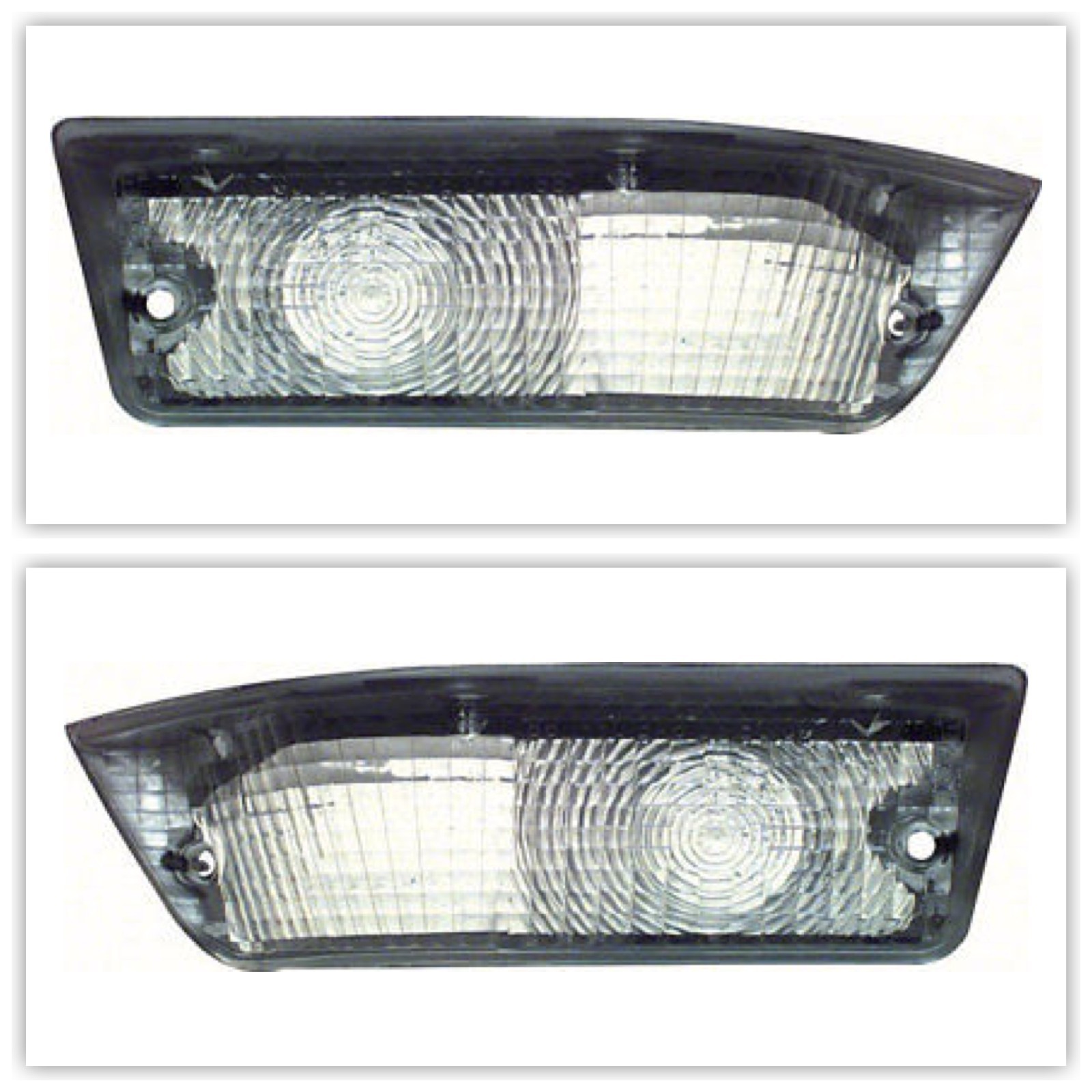 OER Reproduction Front Park Light Lens Set 1968 Pontiac Firebird 