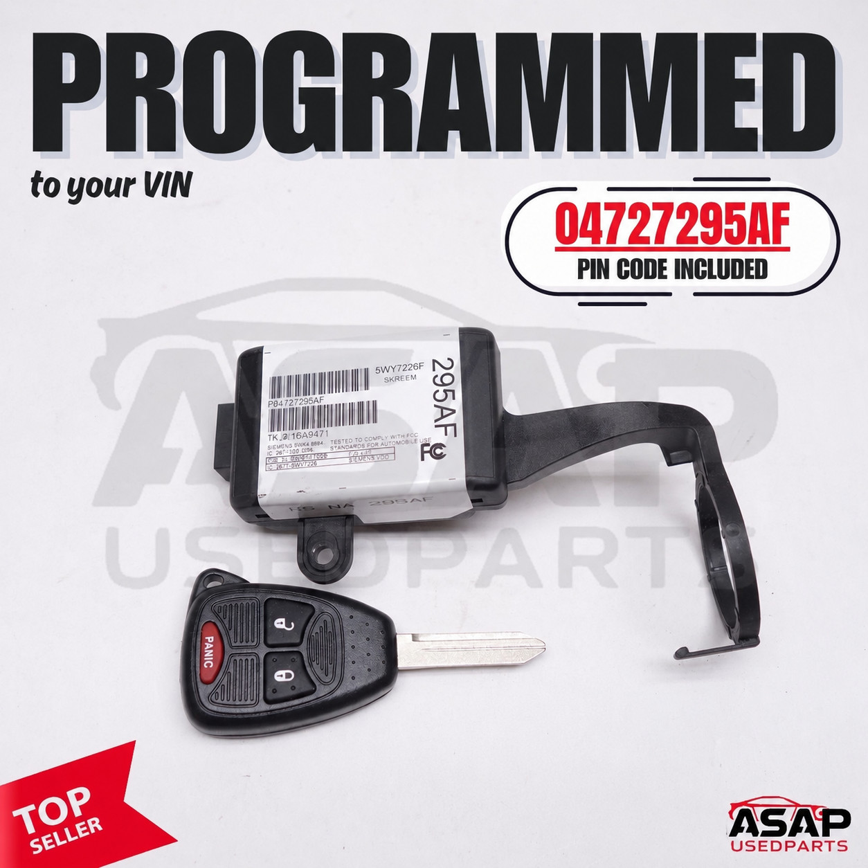 04-2007 Dodge Grand Caravan Town & Country Immobilizer 04727295AF Plug & Play 04-2007 Dodge Grand Caravan Town & Country Immobilizer 04727295AF Plug & Play