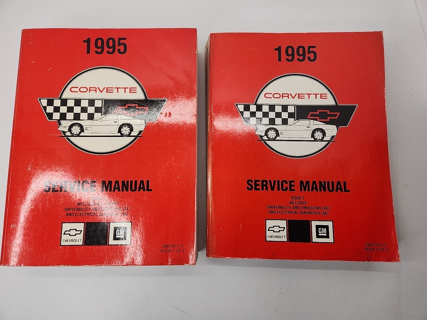 1995 Chevrolet Corvette ORIGINAL Service Manual 2 Volume Set (6E) (8A) GM-STG 1995 Chevrolet Corvette ORIGINAL Service Manual 2 Volume Set (6E) (8A) GM-STG