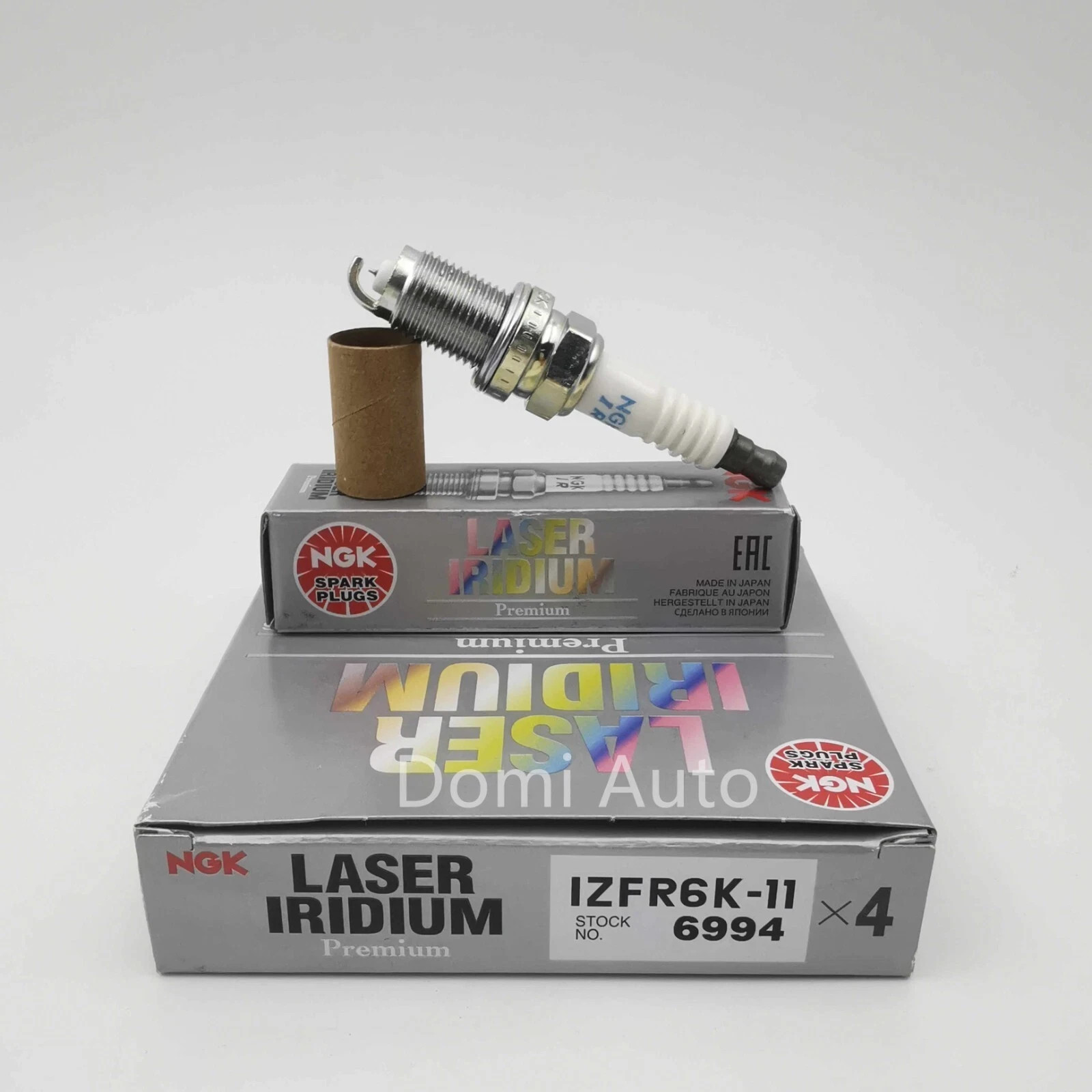 4PC NGK Laser Iridium Spark Plugs IZFR6K11 For Accord Civic CRV Acura # 6994 JP