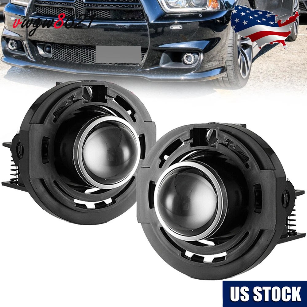 PAIR Front Bumper Fog Lights Lamps For Dodge Charger SRT-8 2012-2014 Left&Right