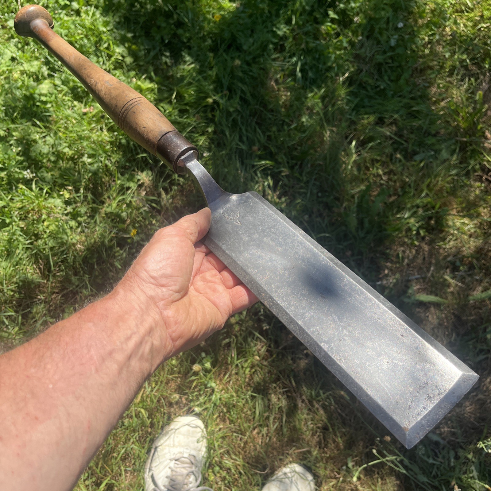 Ultra Rare DR Barton 3” Crank Neck Bevel Edge Chisel/Slick Ultra Rare DR Barton 3” Crank Neck Bevel Edge Chisel/Slick