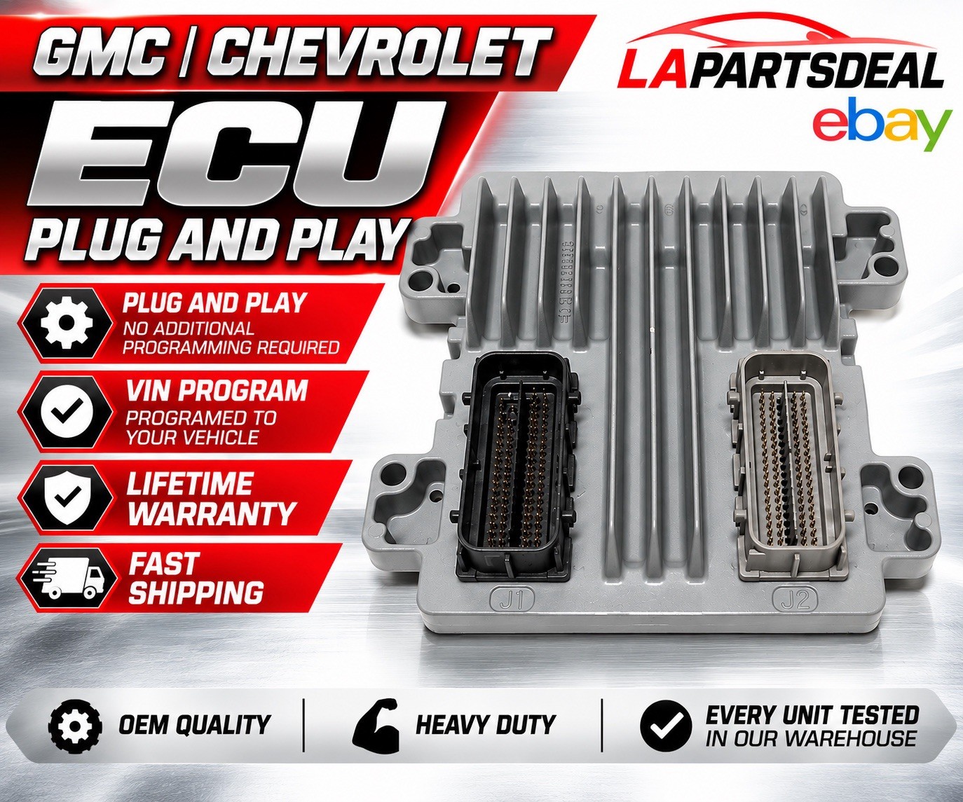 10-13 Chevy Silverado Engine Control Module Computer ECM ECU Unit 12653769 10-13 Chevy Silverado Engine Control Module Computer ECM ECU Unit 12653769