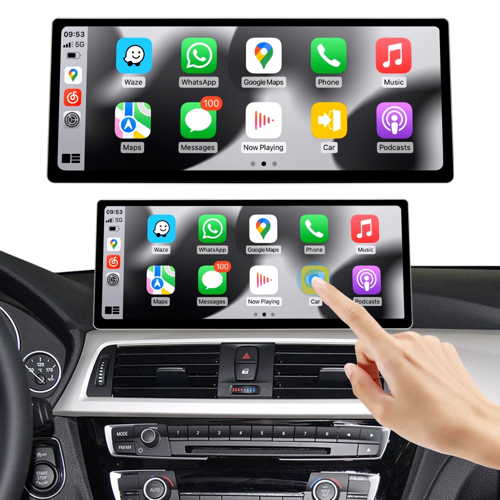 12.3'Ultra-thin Wireless CarPlay Touchscreen For BMW NBT F30 F31 F32 F33 F34 F36