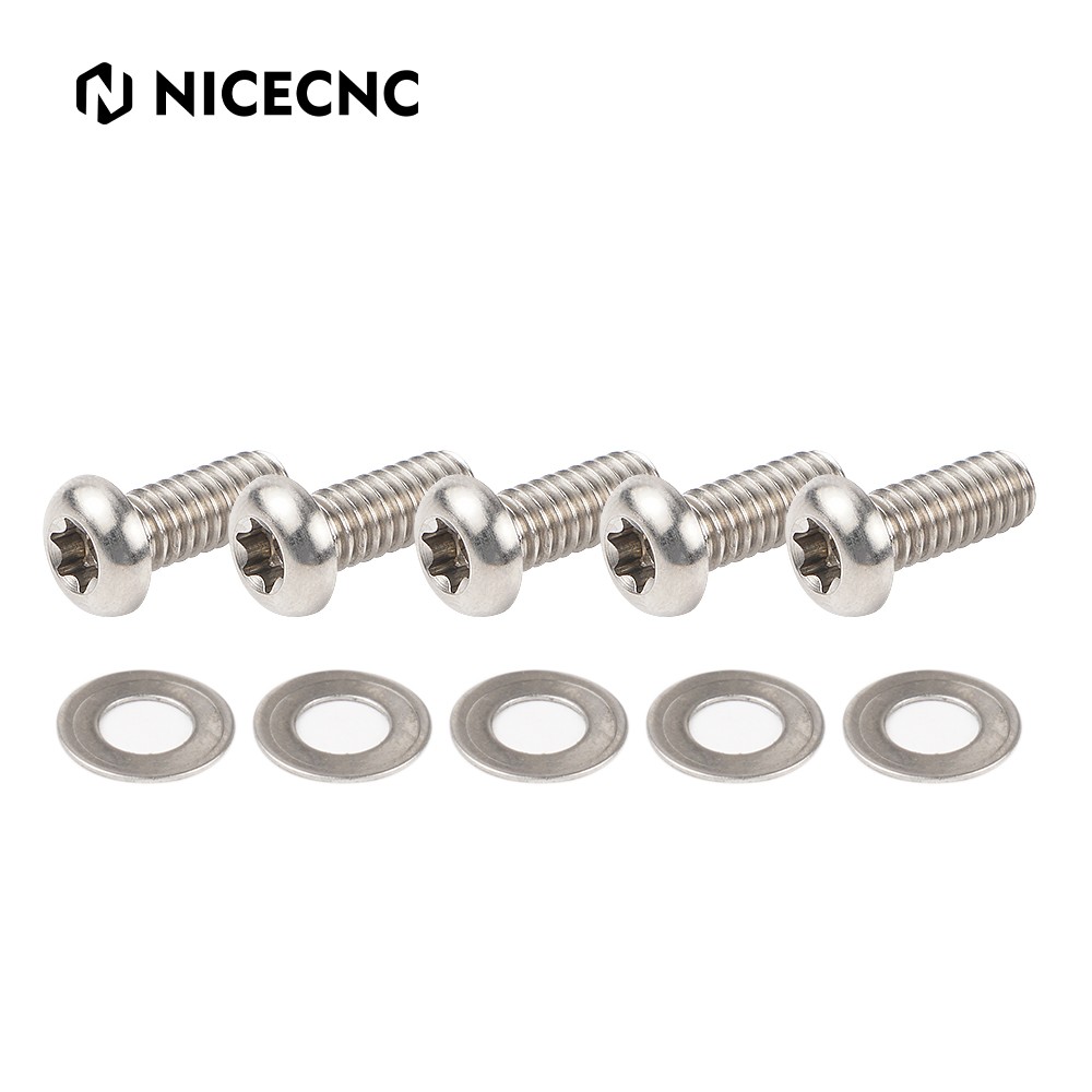For Harley Titanium Alloy Derby Cover Screw (Clutch Transmission Gearbox Bolt)