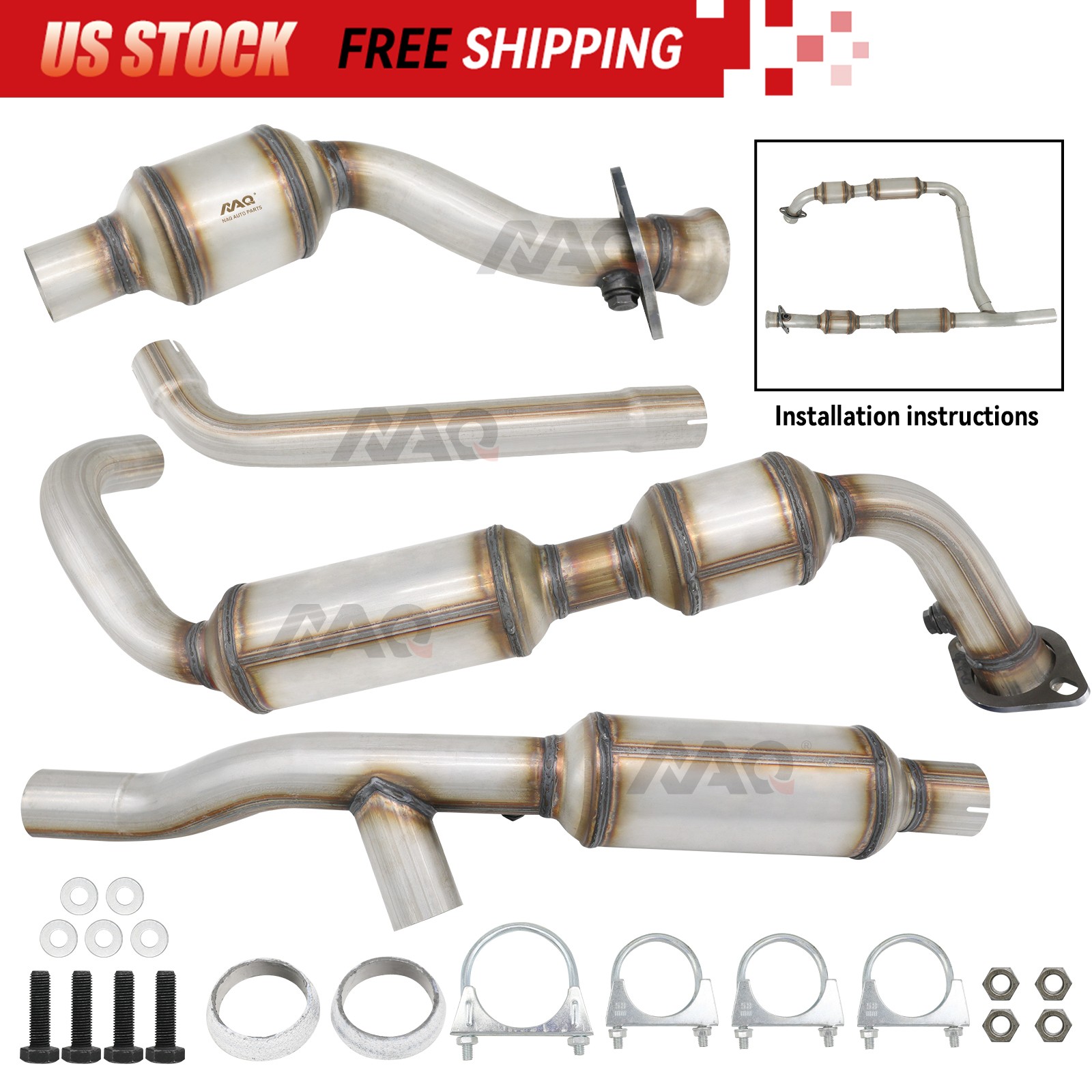 Catalytic Converter Direct Fit For Ford F150 F-150 1997-1998 97 98 4.6L RWD
