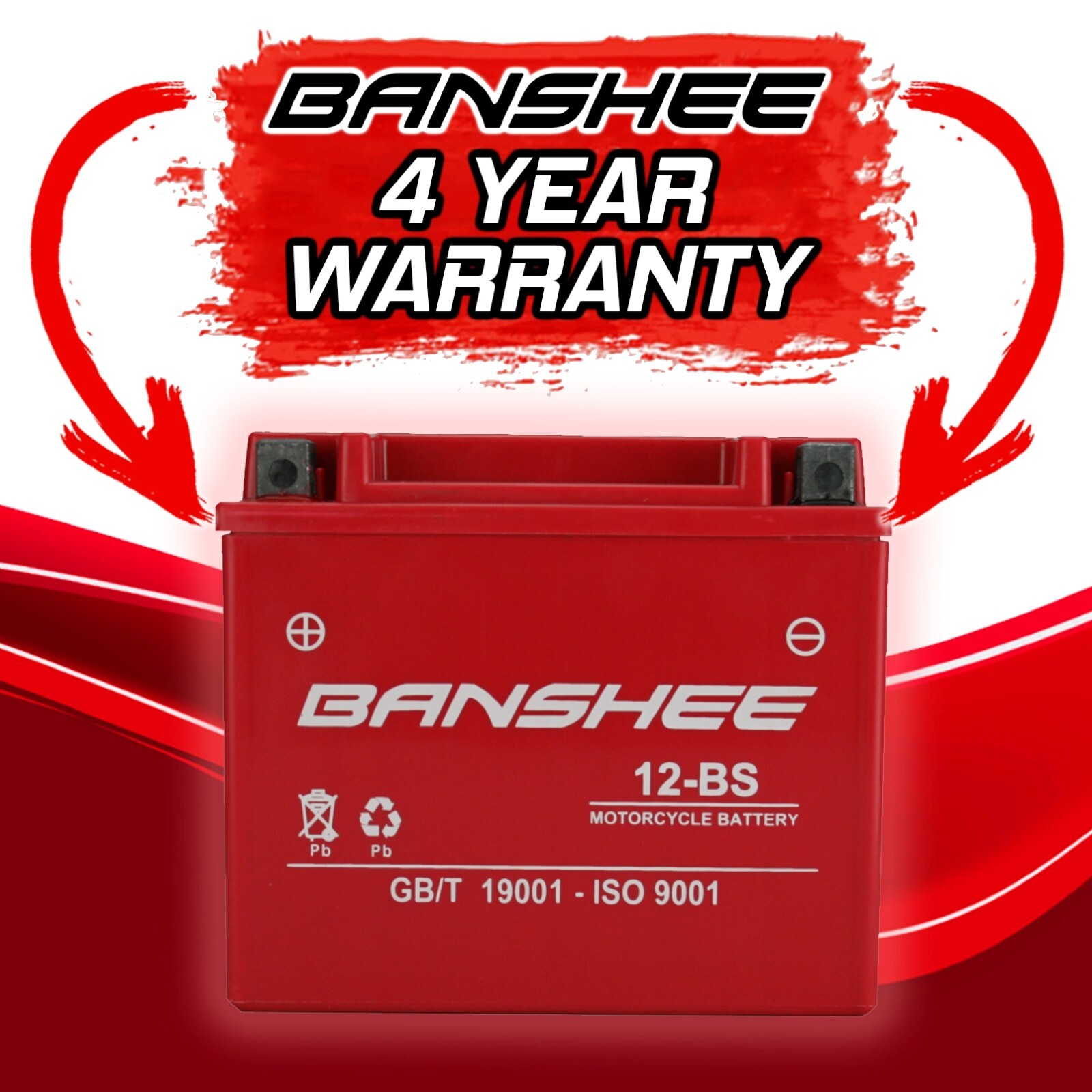 Banshee 12-BS Motorsports Battery for Suzuki GSX1300R Hayabusa 50th Ann. Edition