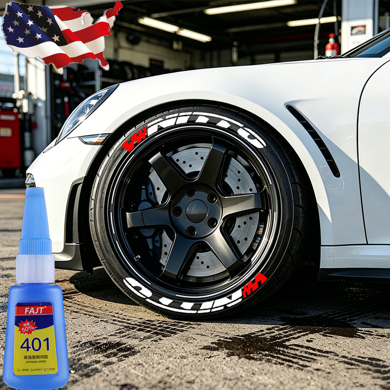 NITTO Tire Lettering Sticker 1.06'' 14''-22'' 8 Kits for 4 Tires with Glue