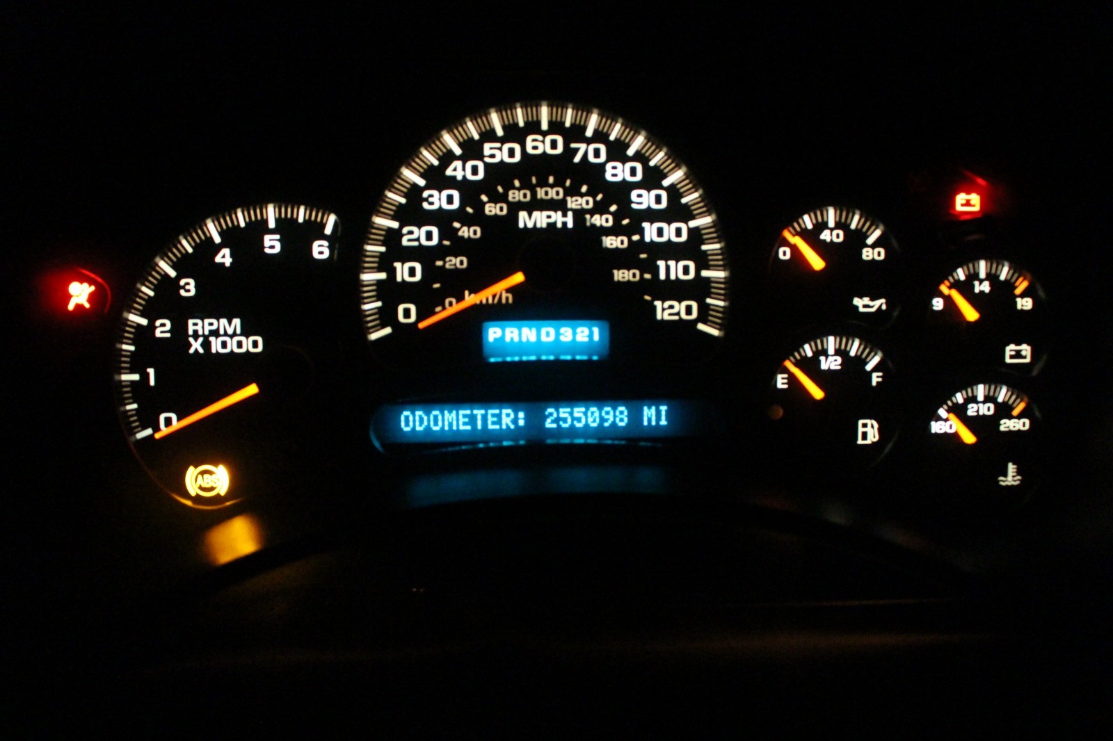 03-04 CHEVY 1500 SILVERADO SIERRA INSTRUMENT GAUGE CLUSTER 15190826 *REBUILT*
