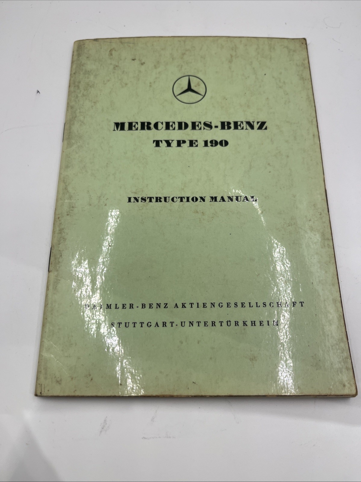 Mercedes Benz 190 Owner's Manual OEM Original Instruction Manual. Vintage MB Mercedes Benz 190 Owner's Manual OEM Original Instruction Manual. Vintage MB
