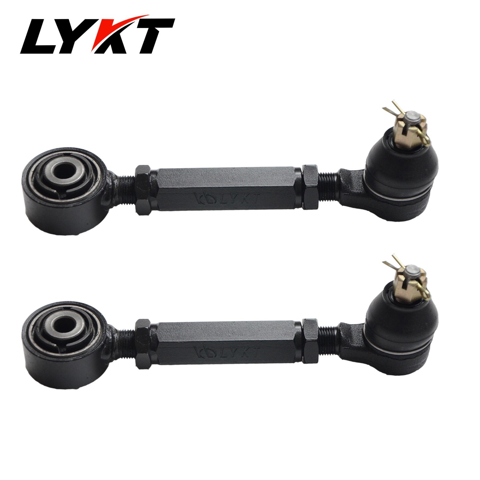 LYKT 2pcs Adjustable Control Arms Rear Toe Kit for Hyundai 2WD / Kia 2WD
