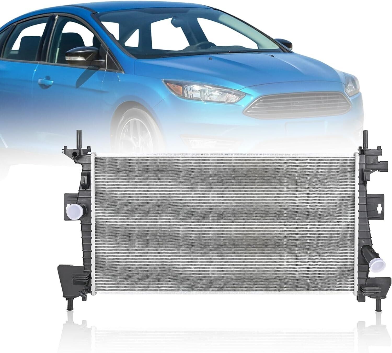 Radiator For 2012-2018 Ford Focus S SE SEL Titanium Trend Sport Electric 2.0L