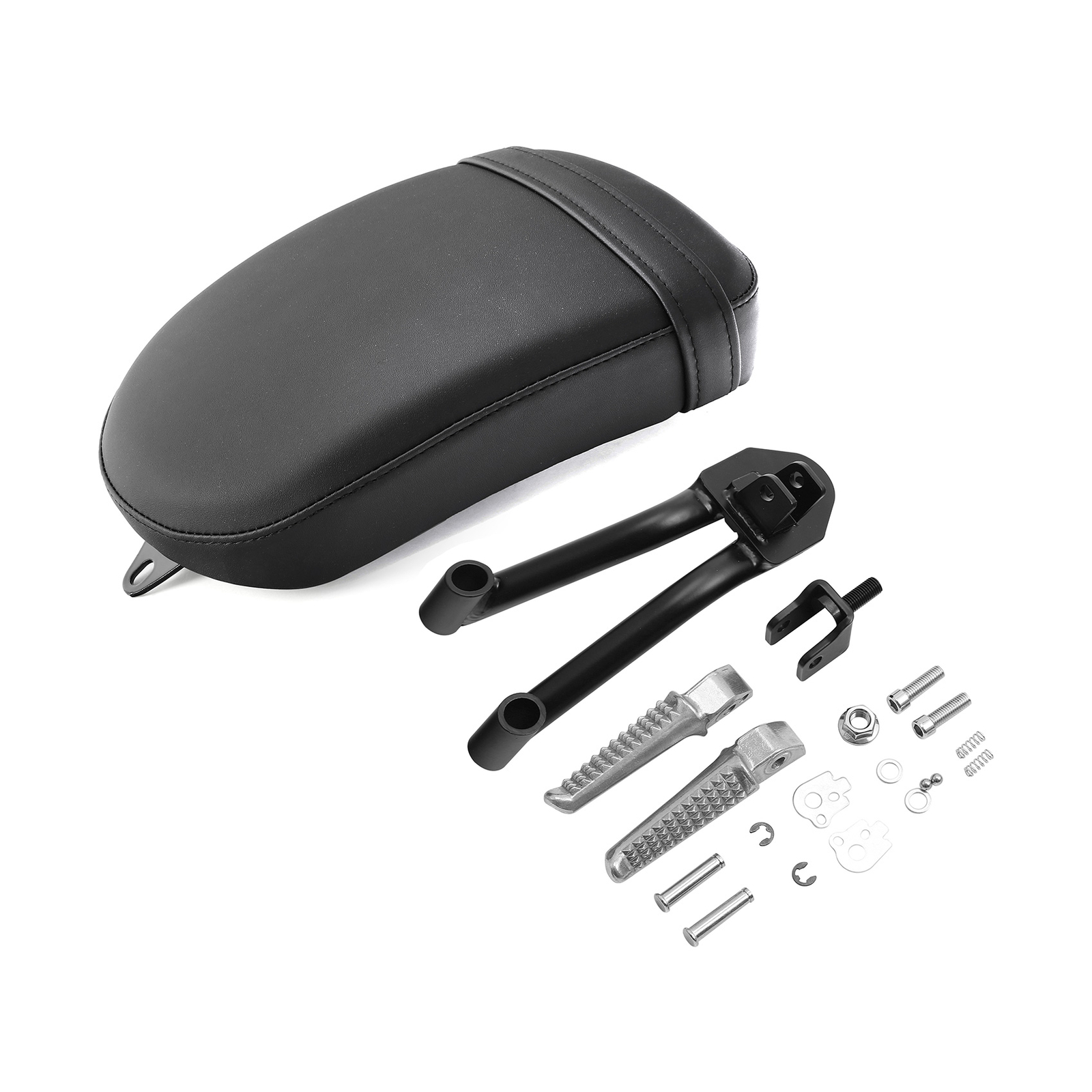 Rear Passenger Seat Cushion Footpegs Footrest Fit For Honda Rebel 300 500 17-26 Rear Passenger Seat Cushion Footpegs Footrest Fit For Honda Rebel 300 500 17-26