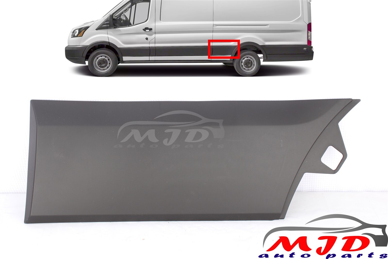 FIT FORD TRANSIT 2015-2023 LEFT DRIVER SIDE REAR TRIM MOLDING COVER FIT FORD TRANSIT 2015-2023 LEFT DRIVER SIDE REAR TRIM MOLDING COVER